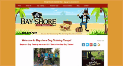 Desktop Screenshot of bayshoredogtraining.com